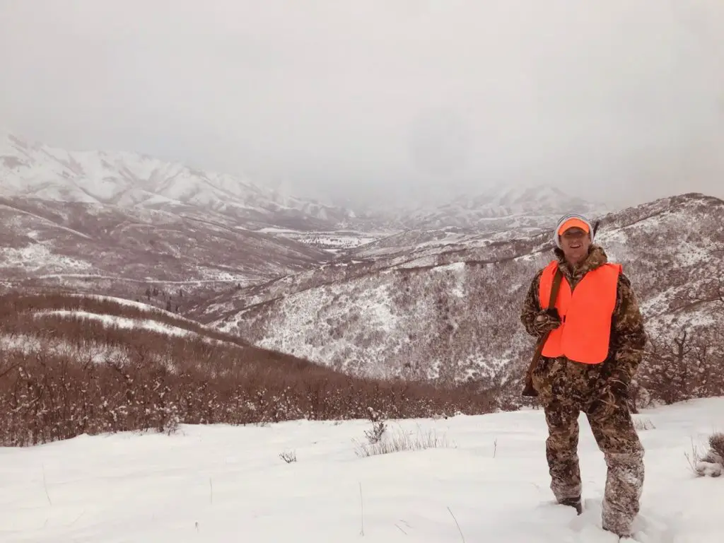 Standing on one of the highest ridges in the area