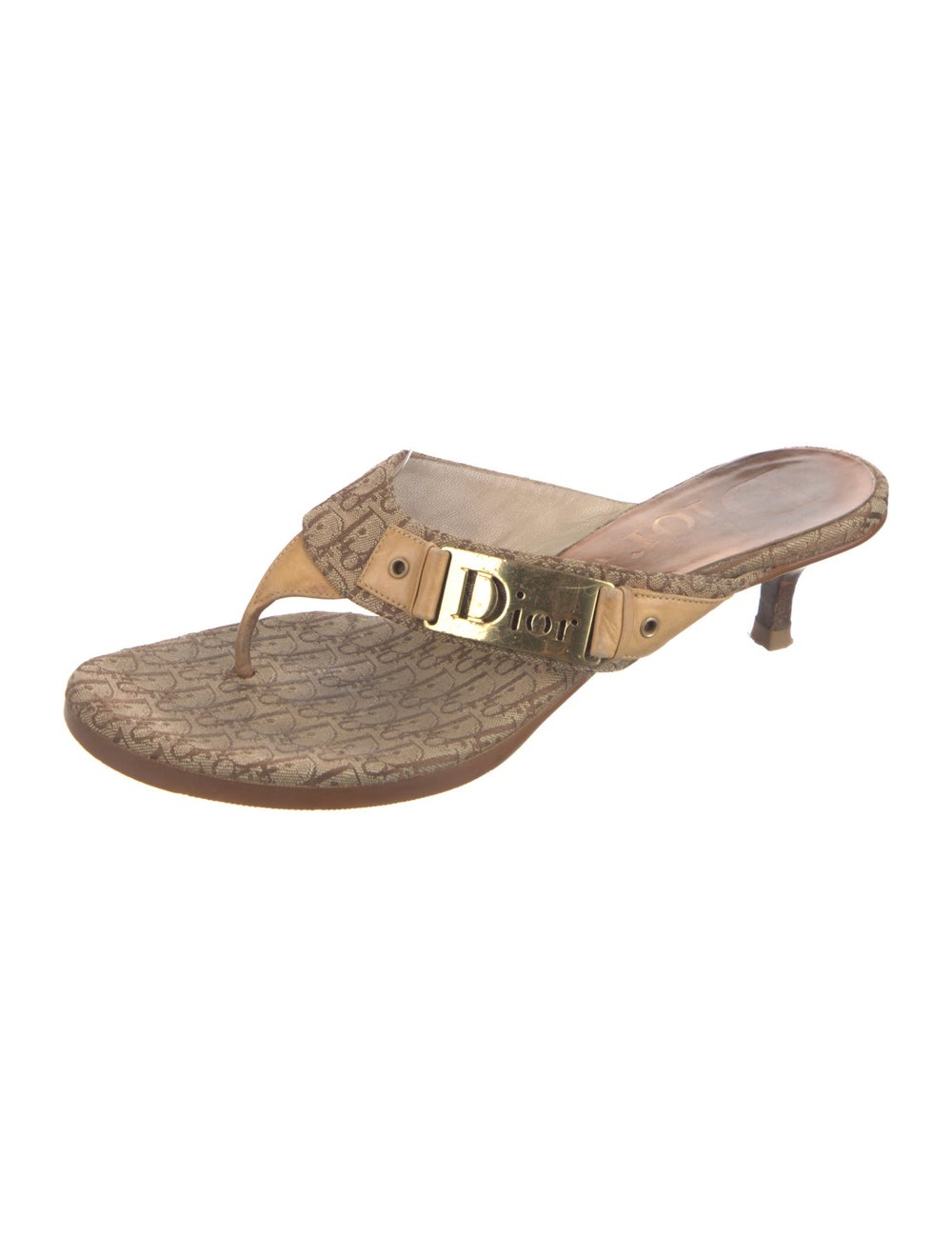 Christian Dior Canvas Slides Neutrals - image 2