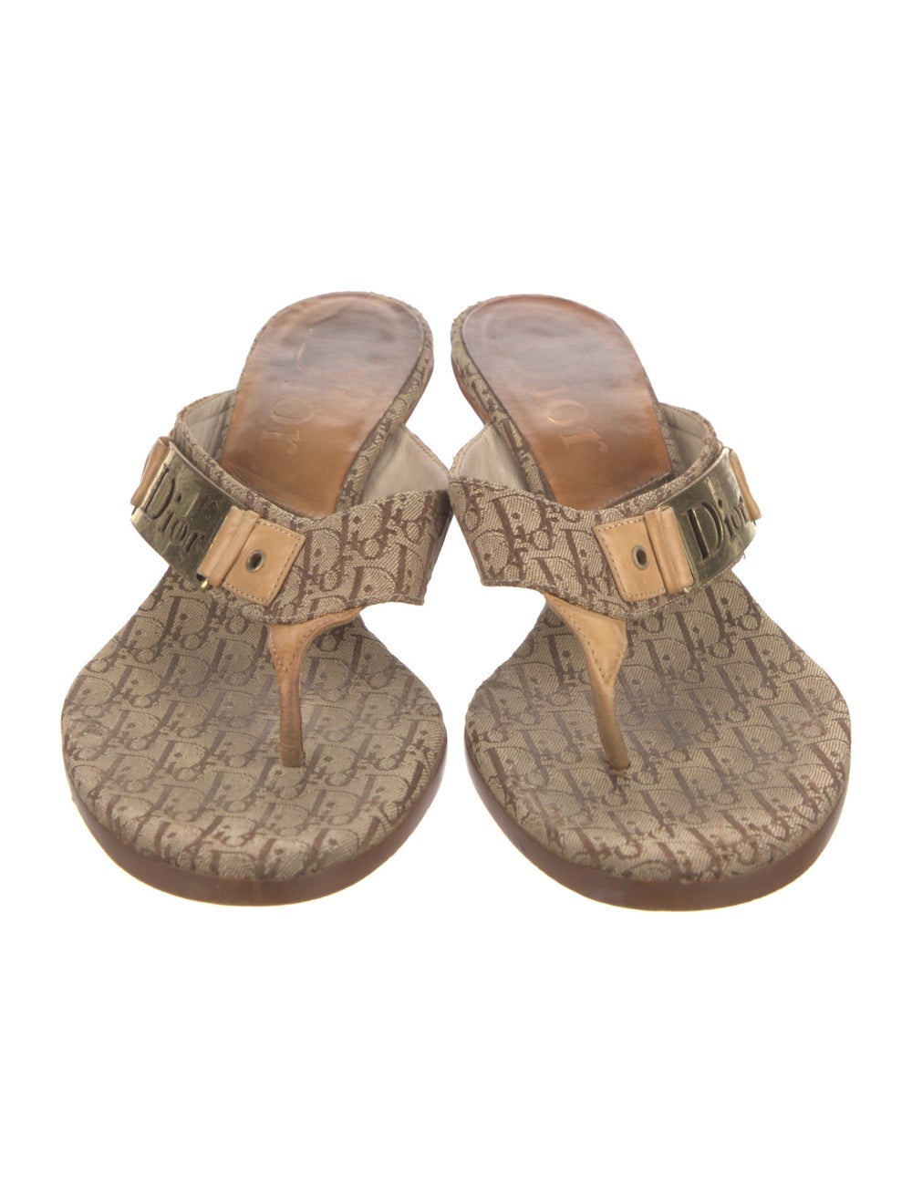 Christian Dior Canvas Slides Neutrals - image 3