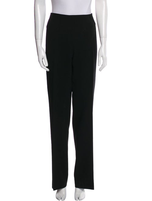 Akris Wool Wide Leg Pants Black High-Rise - image 1