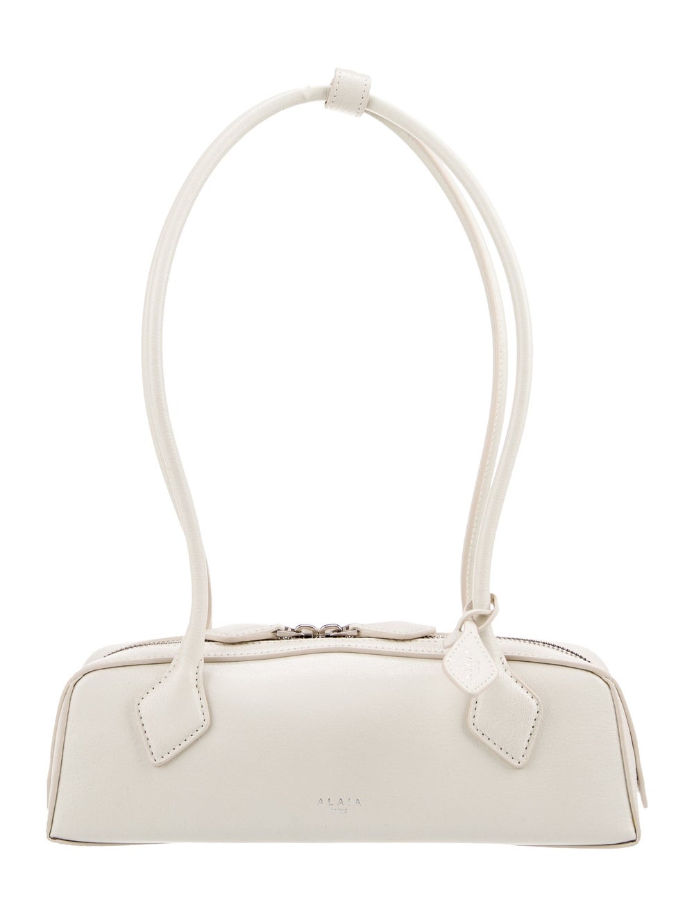 Alaïa Shoulder Bag Neutrals Leather Silver-Tone H… - image 1