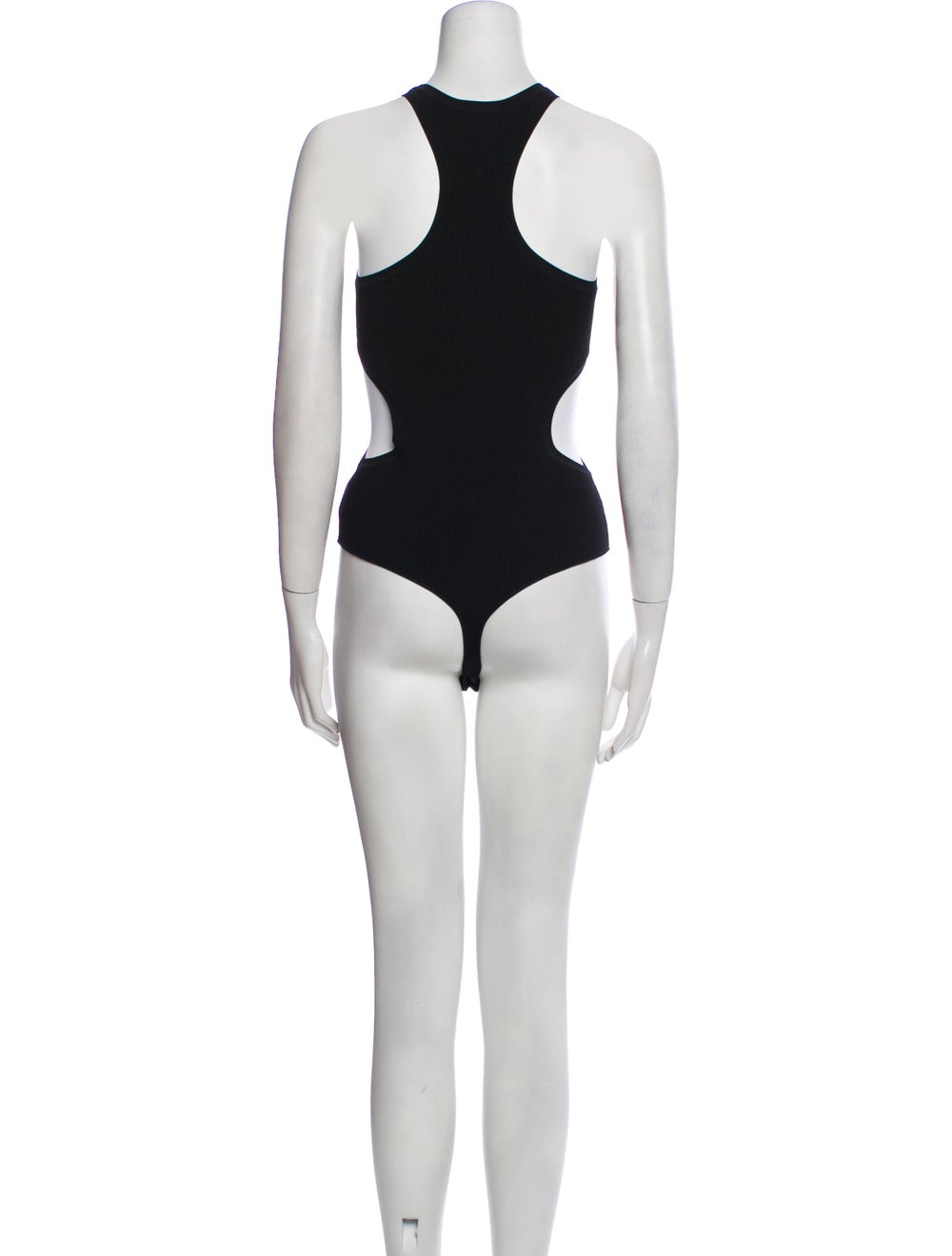 Alexander Wang Bodysuit Black Cutout Accent Sleev… - image 3