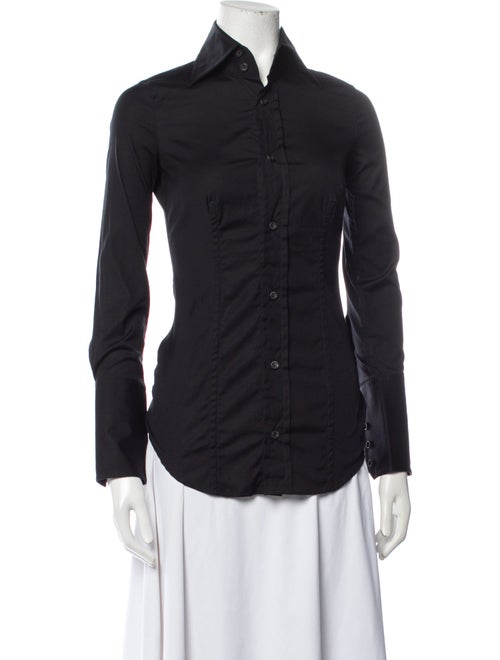 Dsquared² Dsquared² Button-Up Top Black Long Sleev