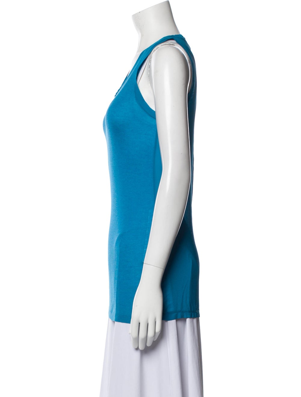 Joseph Tank Top Blue Scoop Neck - image 2