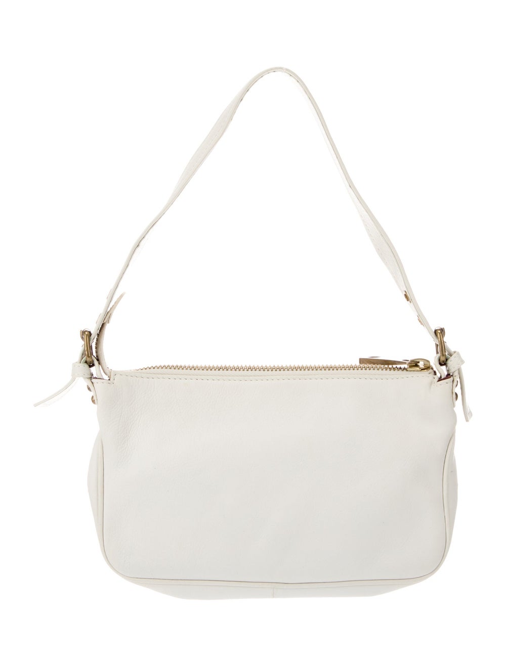 Marc Jacobs Shoulder Bag White Leather Antiqued G… - image 4