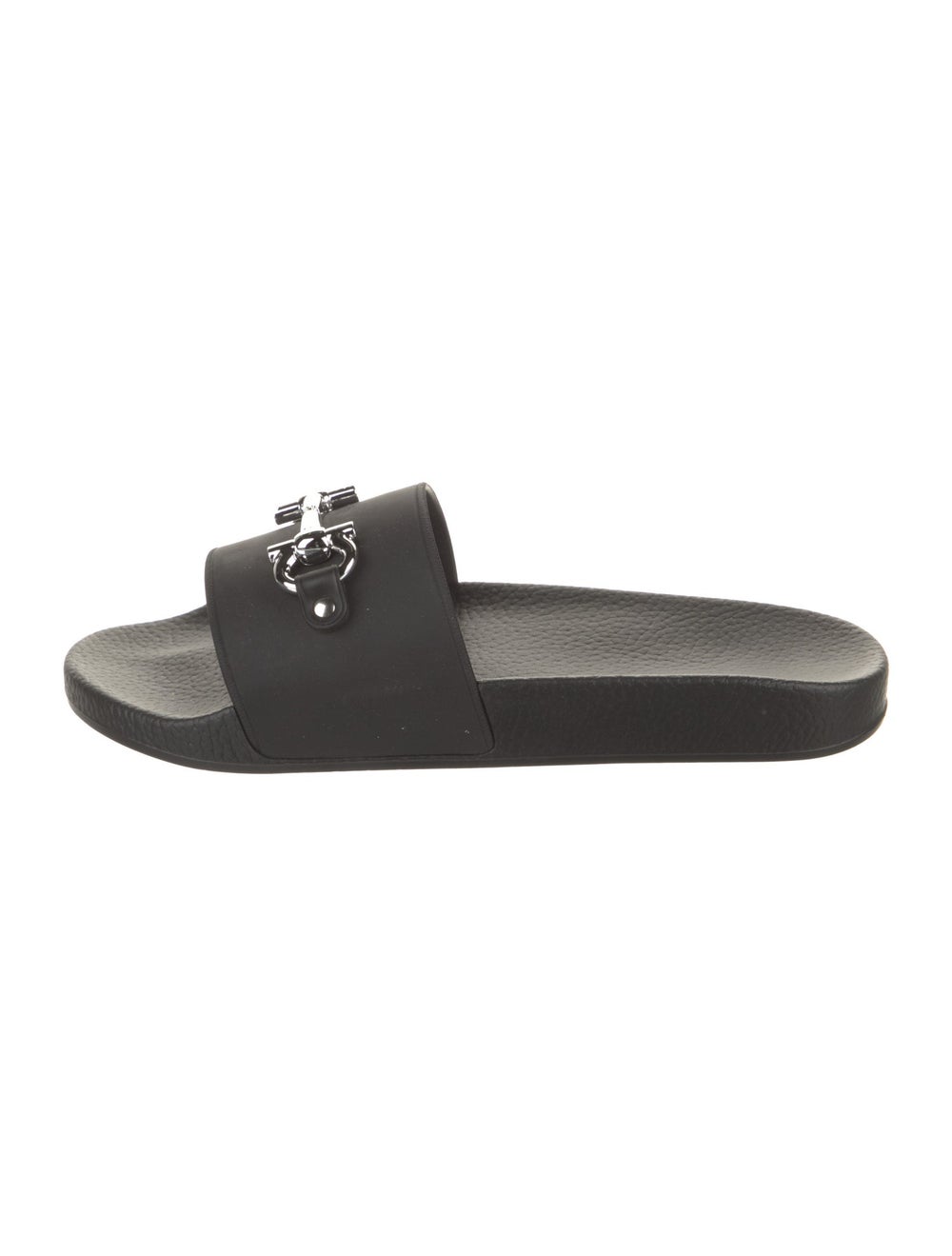 Salvatore Ferragamo Rubber Slides Black - image 1