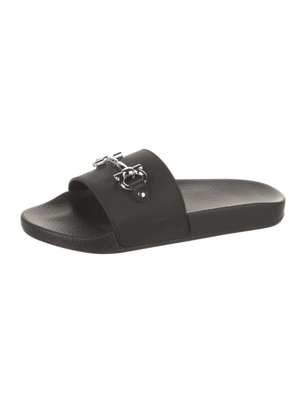 Salvatore Ferragamo Rubber Slides Black - image 2