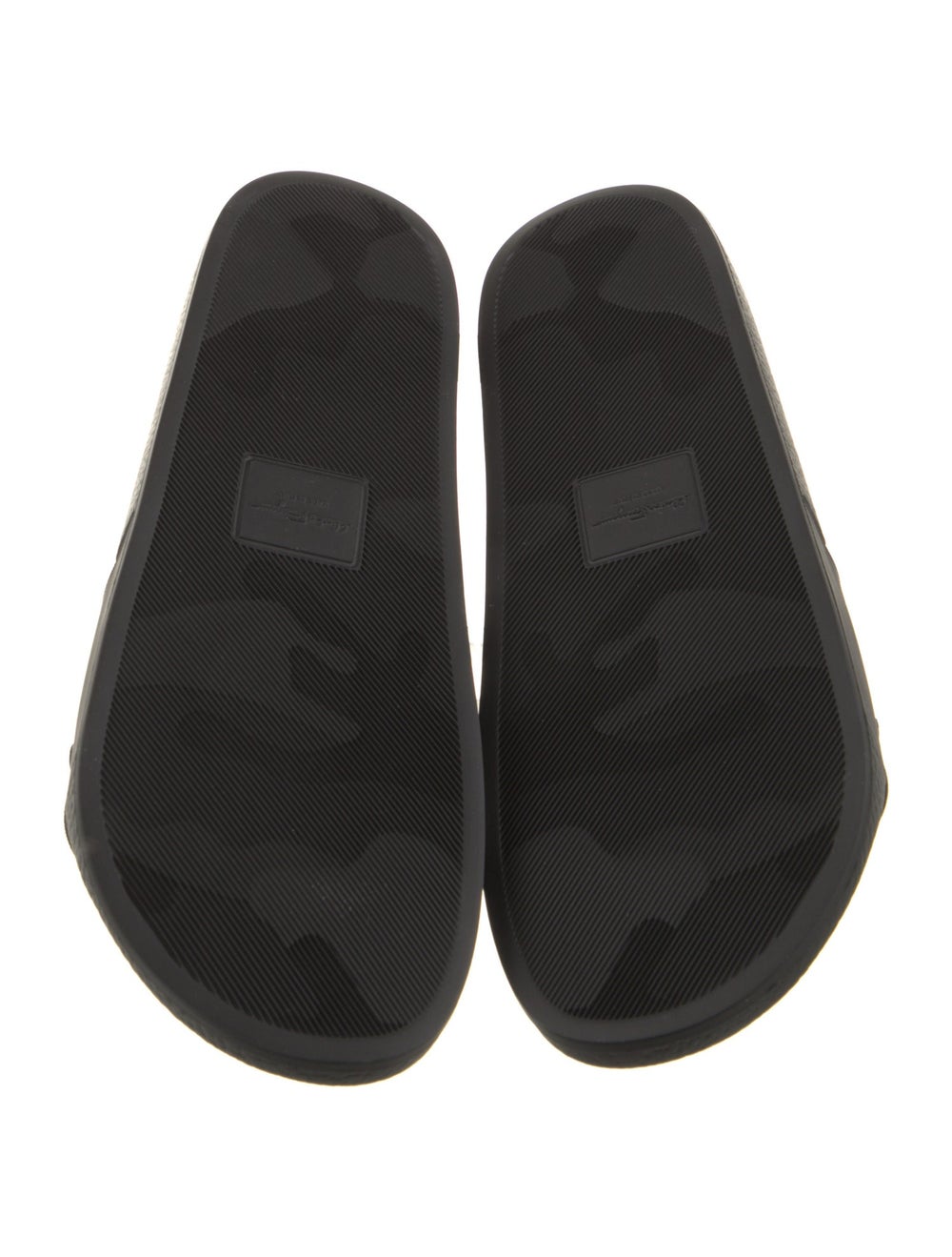 Salvatore Ferragamo Rubber Slides Black - image 5