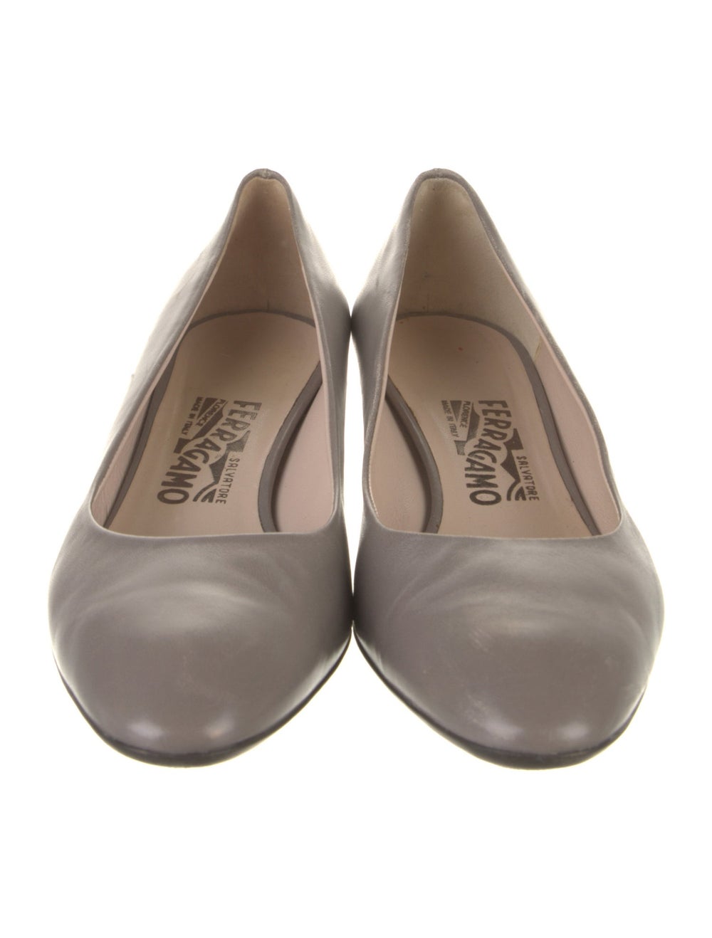 Salvatore Ferragamo Leather Pumps Neutrals Semi-P… - image 3