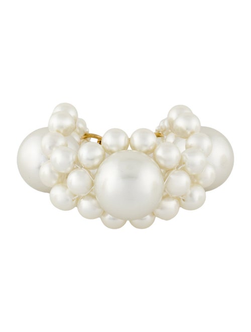 Simone Rocha Gold-Tone Metal & Faux Pearl - image 1