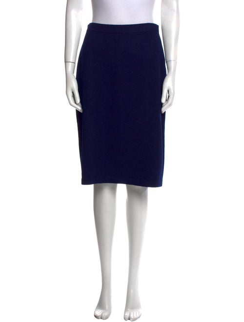 St. John Collection Skirt Blue Elasticized Waist - image 1