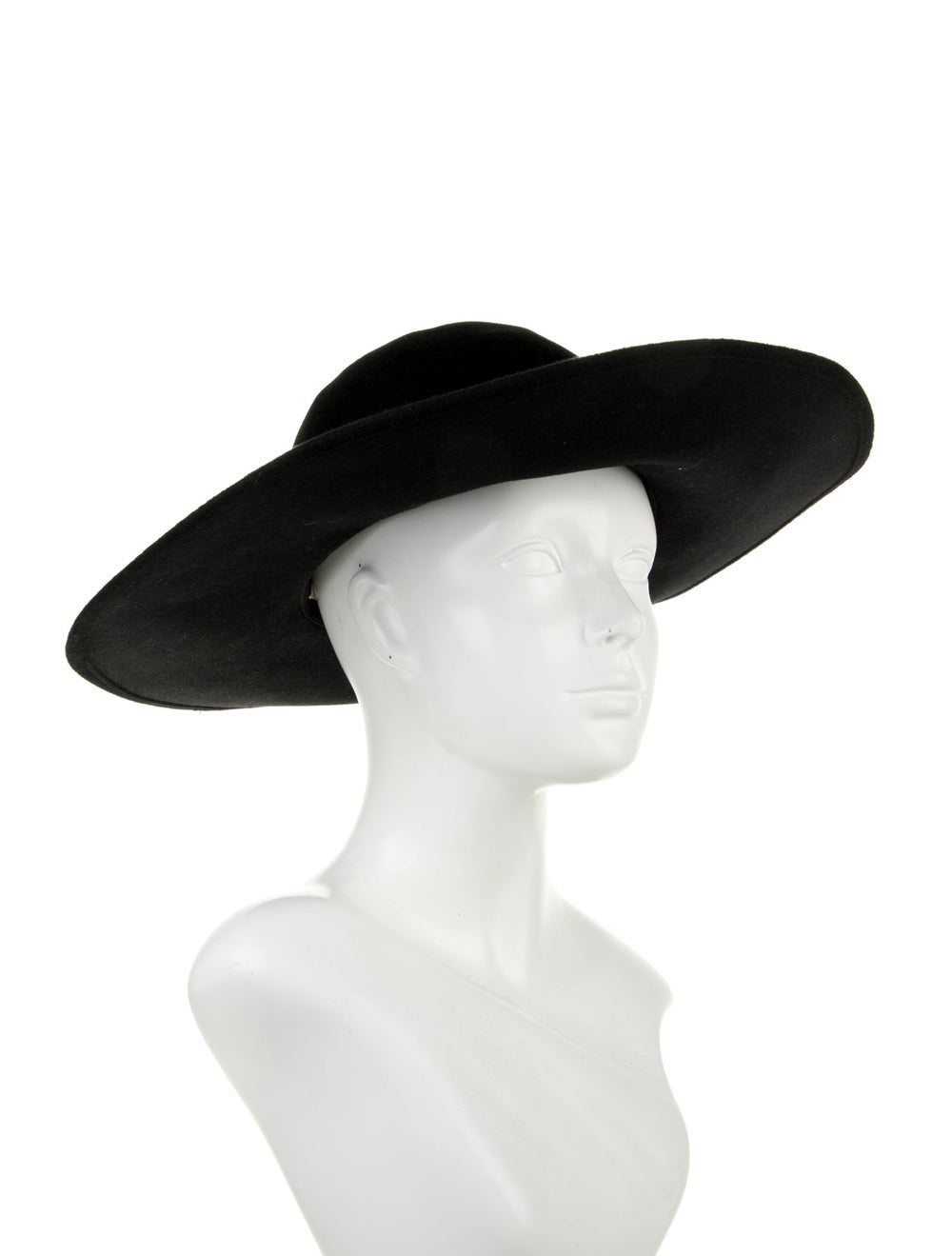 Black and pink Eugenia Kim Wool Fedora Embellishe… - image 3