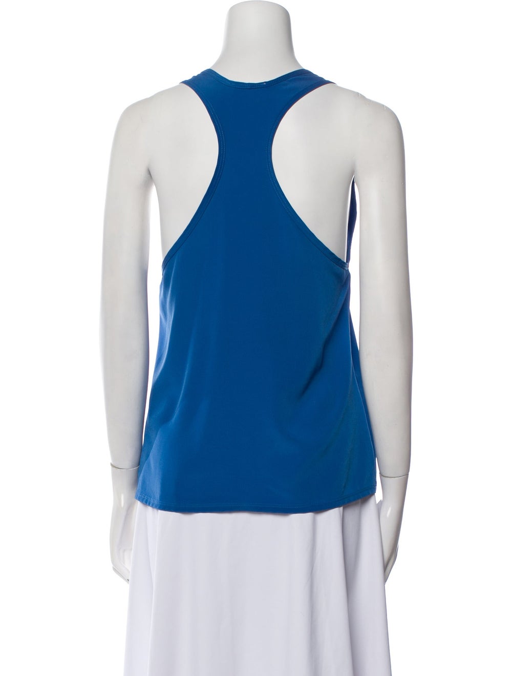 Alexis Tank Top Blue Scoop Neck - image 3