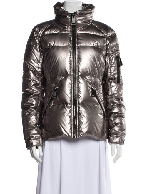 SAM. Sam. Down Jacket Metallic & Silver Stand Col… - image 1