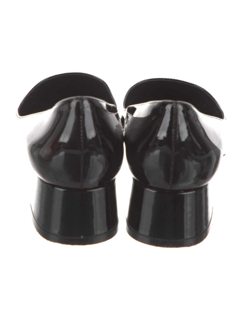 Stuart Weitzman Patent Leather Pumps Black Round-… - image 4