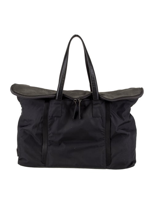 Tumi Weekender Bag Black Nylon Signature Logo Gunm