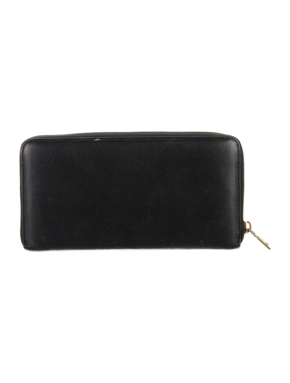 Yves Saint Laurent Continental Wallet Black Leath… - image 2