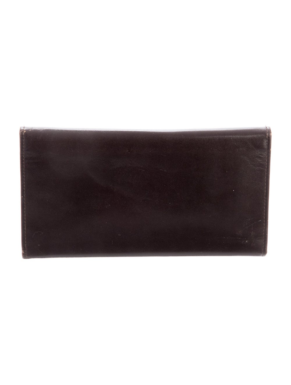 Yves Saint Laurent Continental Wallet Burgundy Le… - image 2