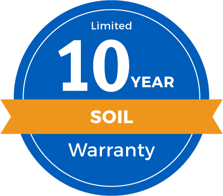 10 Year Limited Soil Warranty Badge