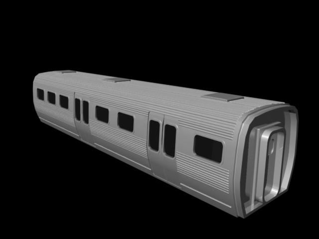 U-Bahn Wagen 3d model