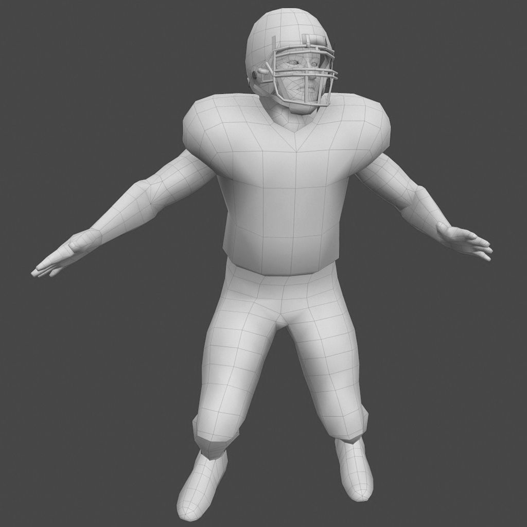 축구 선수 3d model