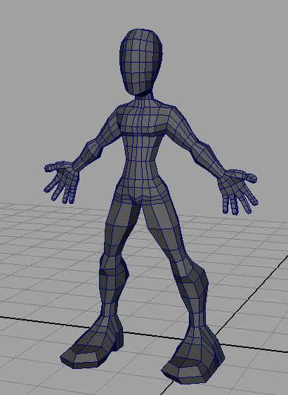 Caractère / Base Mesh 3d model