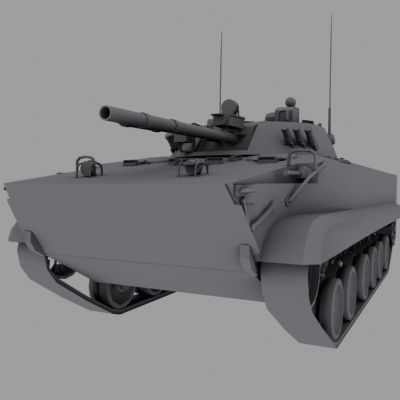 BMP-3 Russian APC 3d model