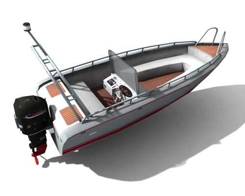 HP 562 boat 3d model