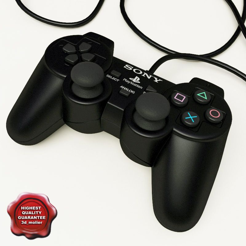 Sony PlayStation 2-Controller 3d model