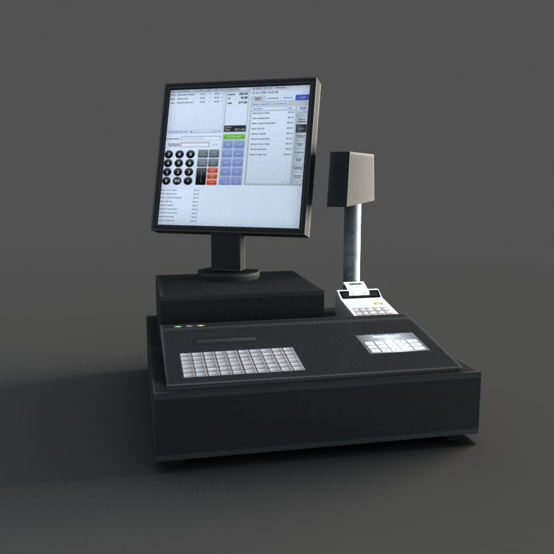 Kasse 3d model