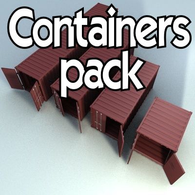 Containers 3d model