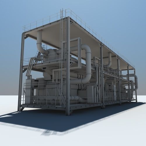 Industrieanlagen 3d model