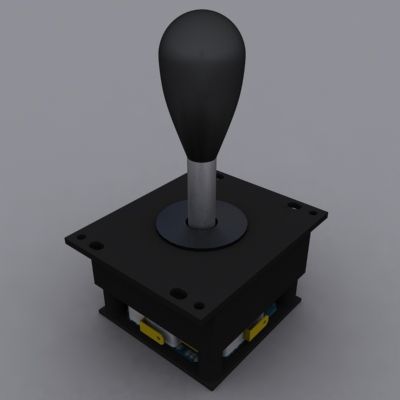 Arcade-Joystick 3d model