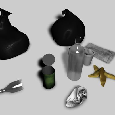 Junk-Artikel royalty-free 3d model - Preview no. 3