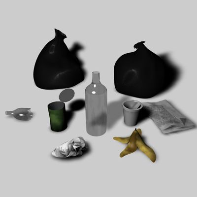 Junk Items 3d model