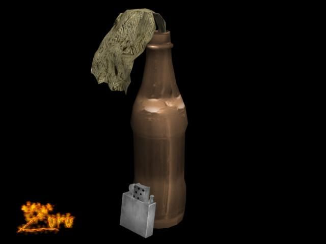 Molotowcocktail 3d model