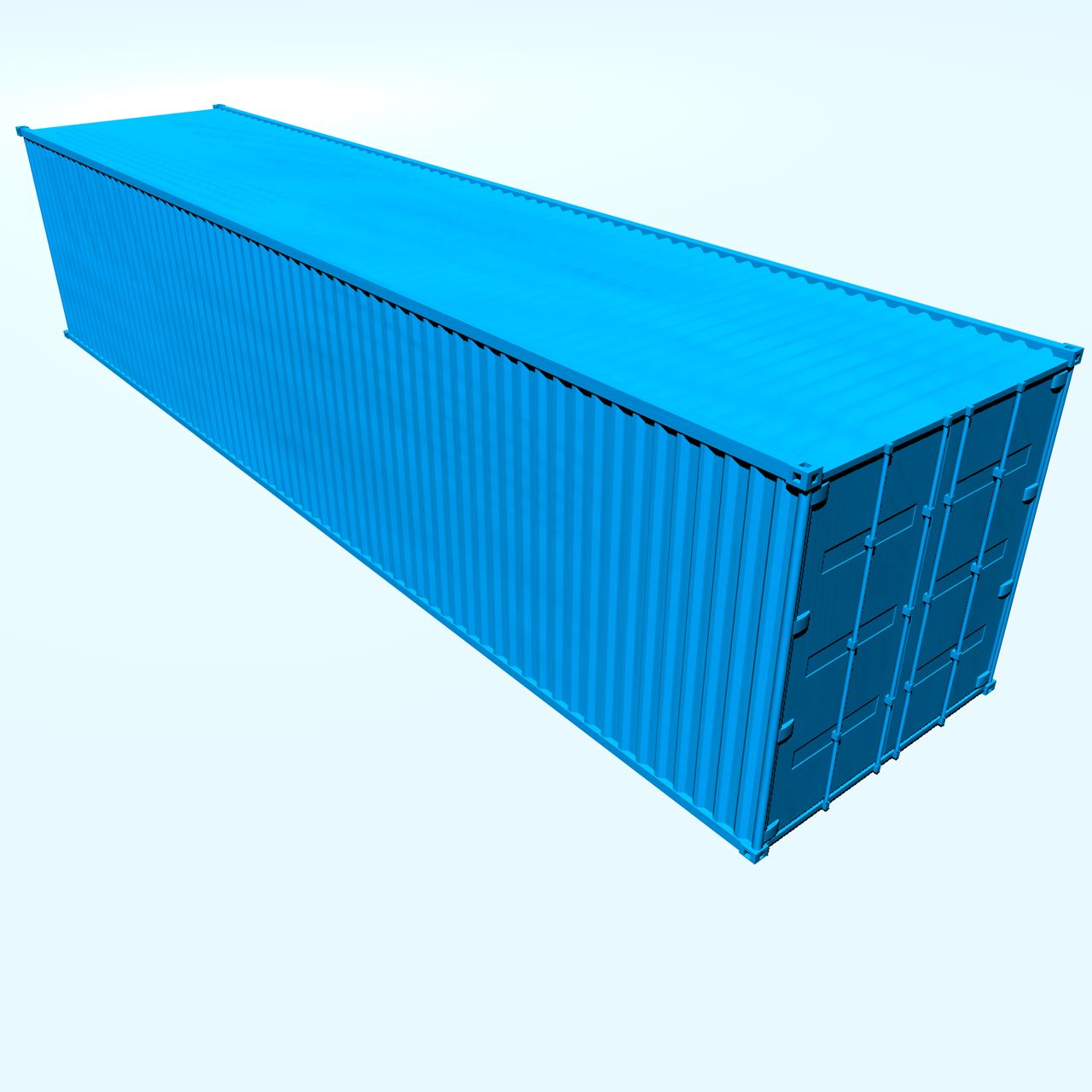 ISO-Container 40 feet 3d model