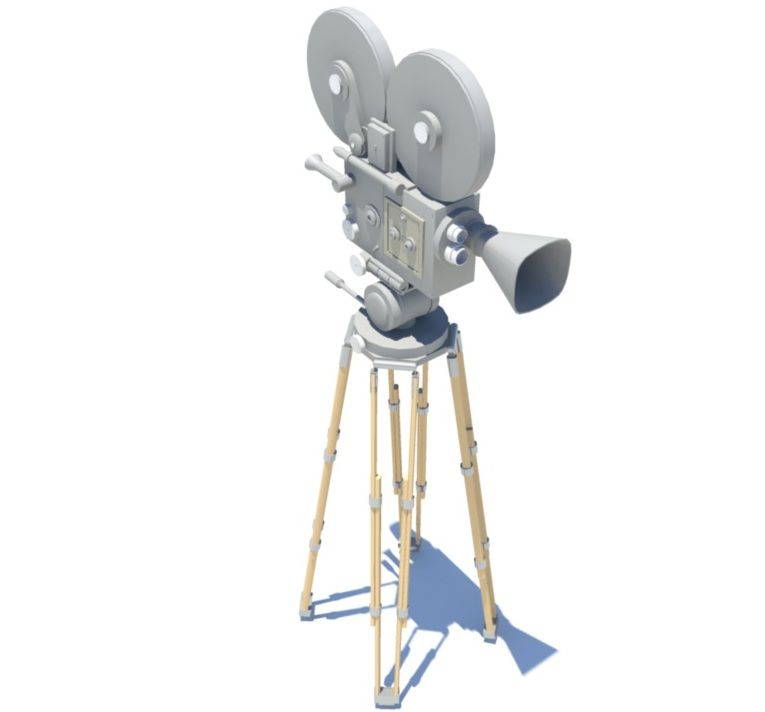 Filmkamera 3d model