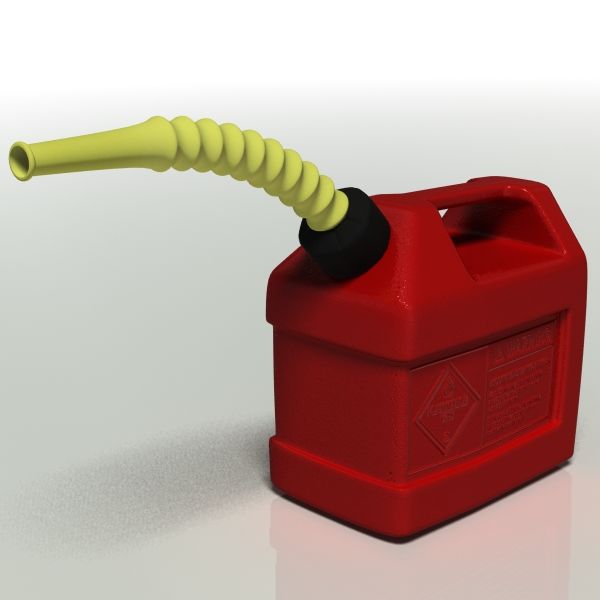 Gas kann 3d model