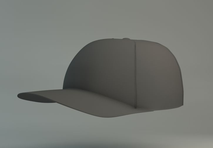 야구 모자 3d model