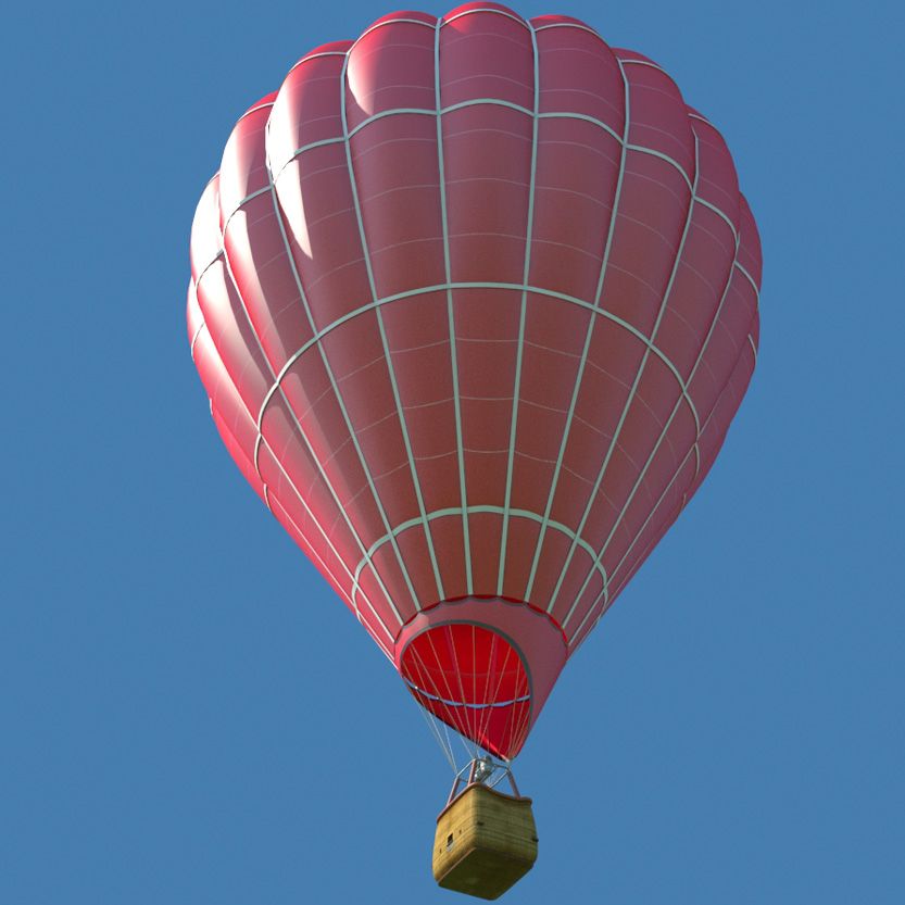 Heißluftballon 3d model