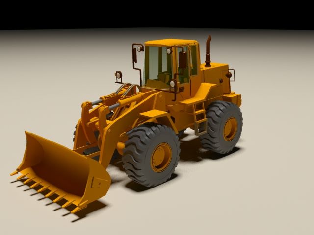 Trattore 3d model