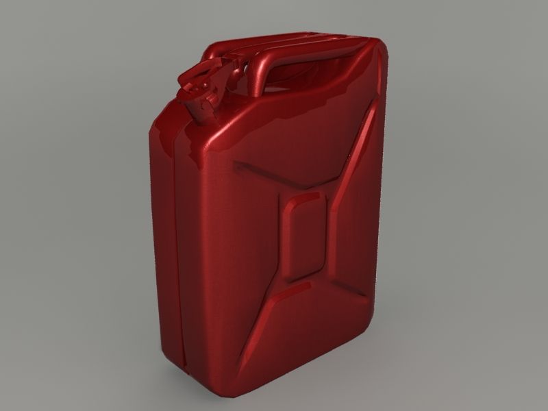 Gas kann 3d model