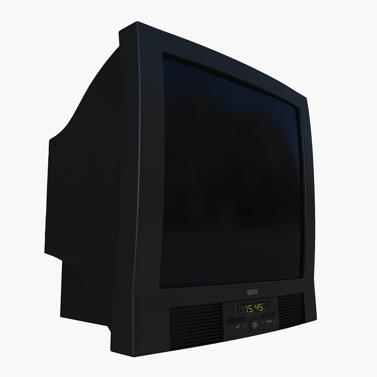 CRT TV 3d model