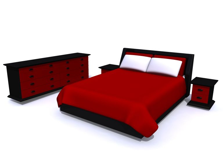 Mobili da camera da letto 3d model