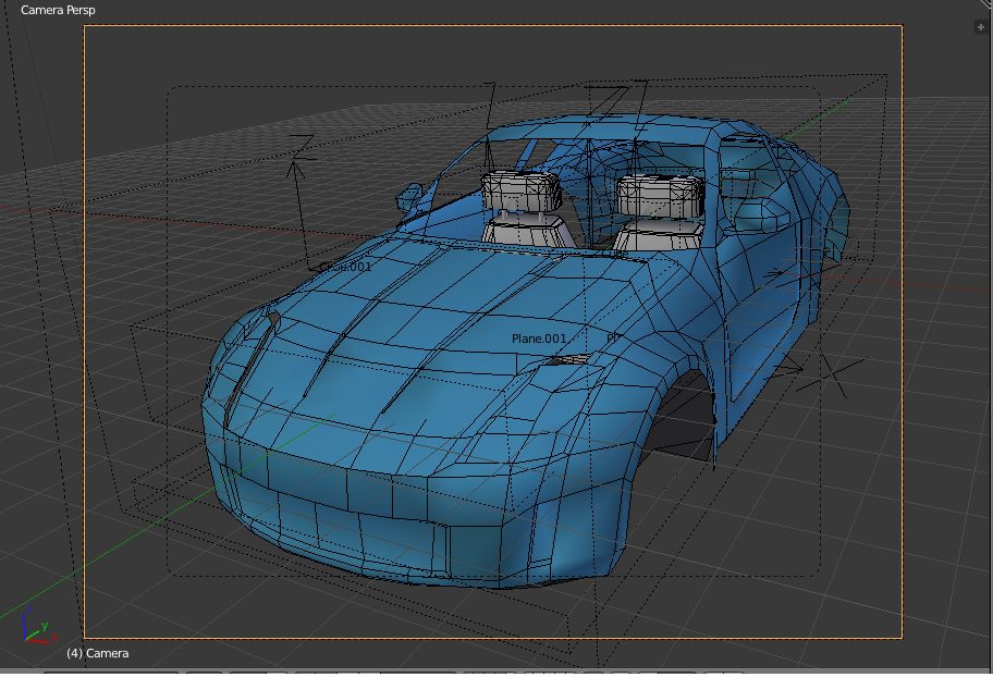 спортивный автомобиль 3d model