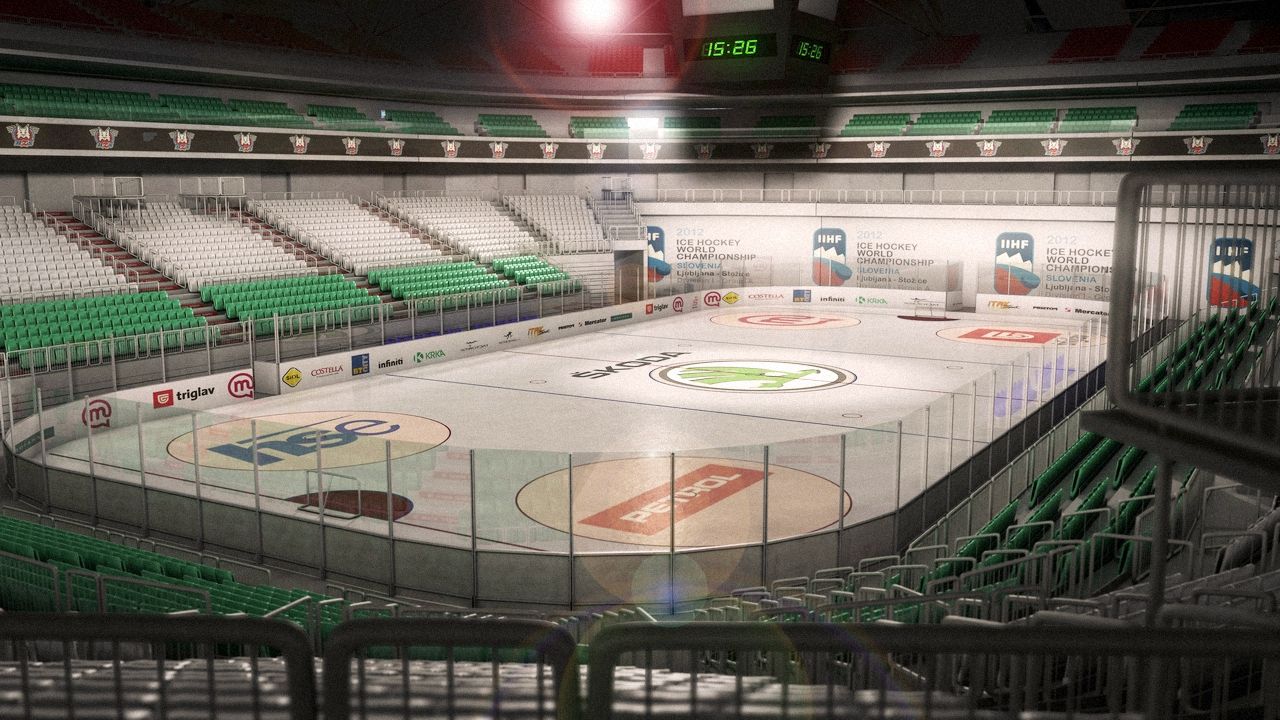 Ice Hockey Arena 3d model