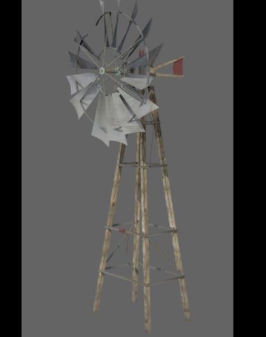 Moulin à vent 3d model