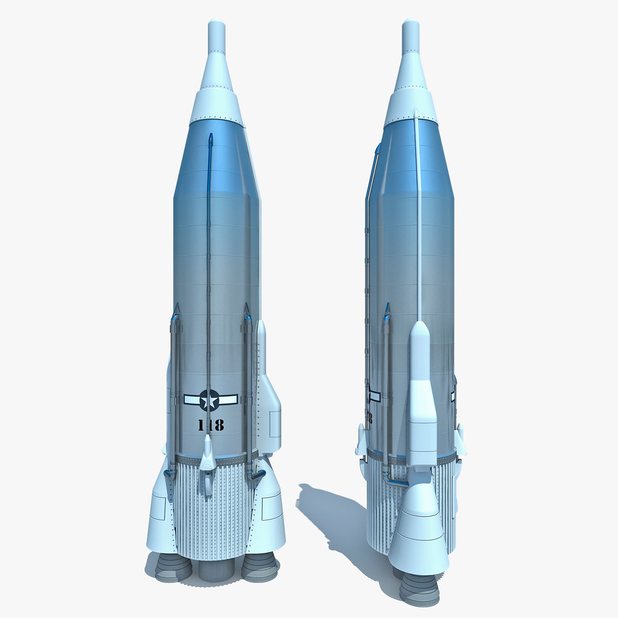 Atlas Rocket 3d model