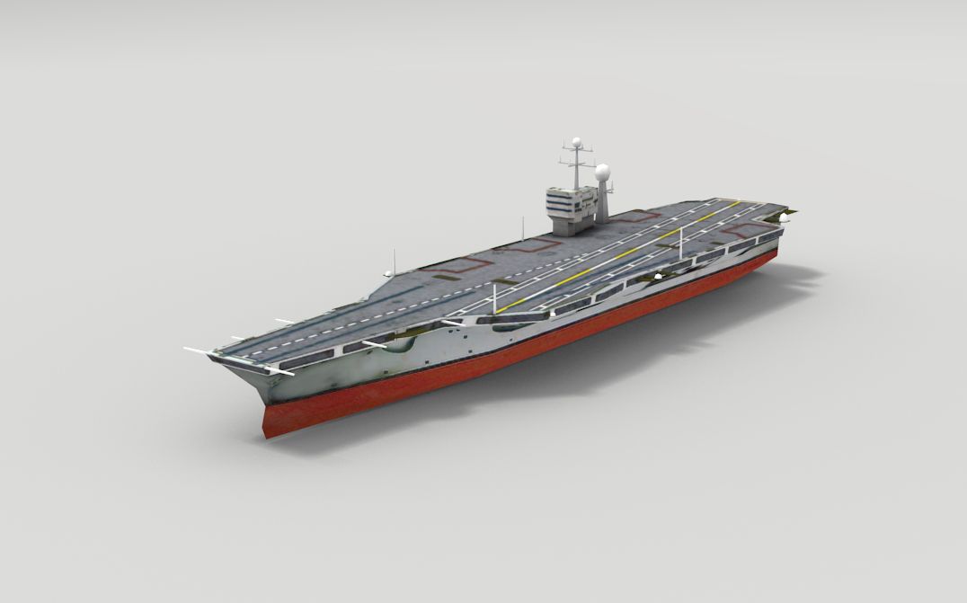 Aircraft carrier 3d model